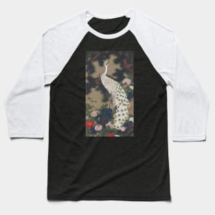 Ito Jakuchu: Old Pine Tree and Peacock (Rosho Kujaku-zu) Baseball T-Shirt